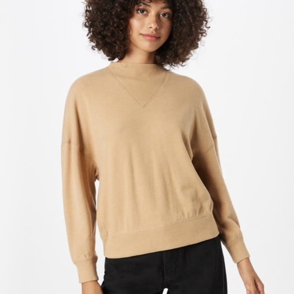 Denham Jeans Tops - Denham crew neck pull sweatshirt camel brown small T13
